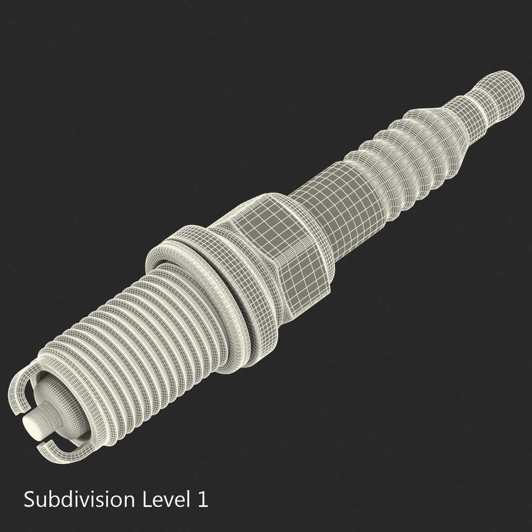 Spark Plug Dual Electrode 3d Model