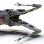 Star Wars X Wing Starfighter Red
