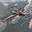 Star Wars X Wing Starfighter Red