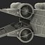 Star Wars X Wing Starfighter Red