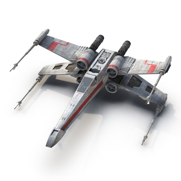 star wars x wing 3d max