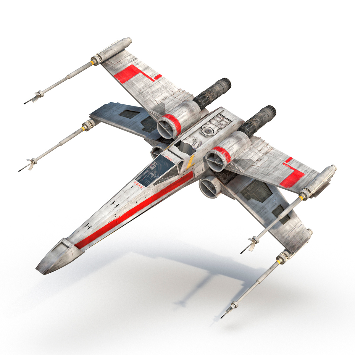 star wars x wing 3d max