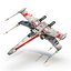 Star Wars X Wing Starfighter Red