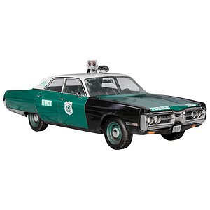 3D model Plymouth Fury III - 1970 NYPD Police Car