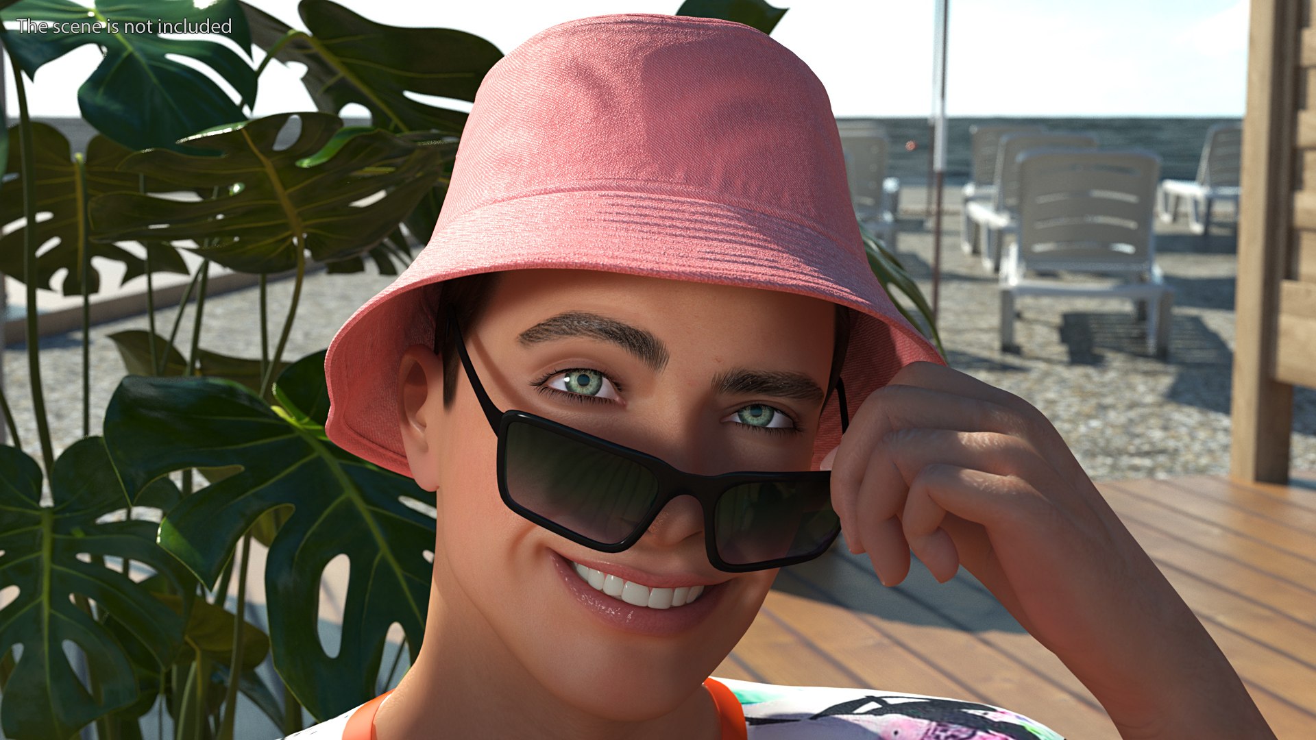 3D Classic Cotton Bucket Hat Model - TurboSquid 1714282
