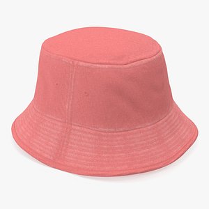 3D Classic Cotton Bucket Hat model