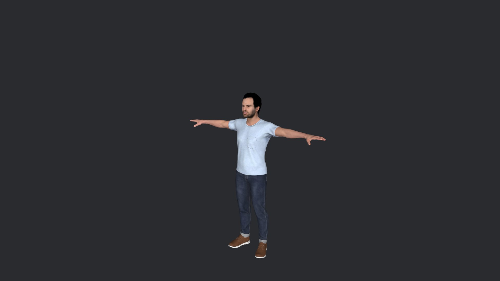 3D Mark Ruffalo Hyper Realistic Full Body Fully Rigged 3D Character ...