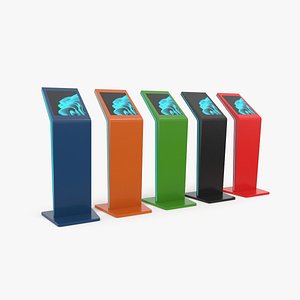 kiosk info 3D model