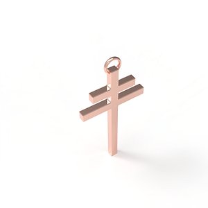 3D Old Style Cross-6