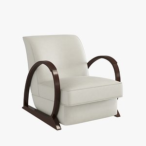 3d model armchair hugues chevalier liberty