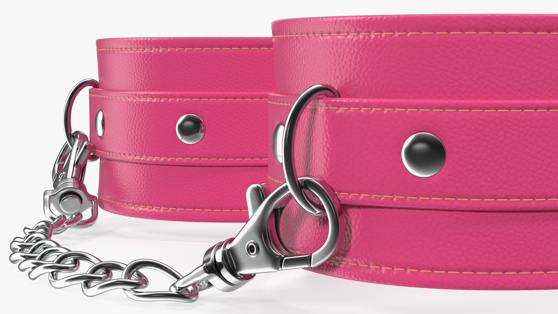 3D Leather Handcuffs Pink Hand - TurboSquid 1641625