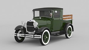 1929 Ford Model A Pickup 3D model