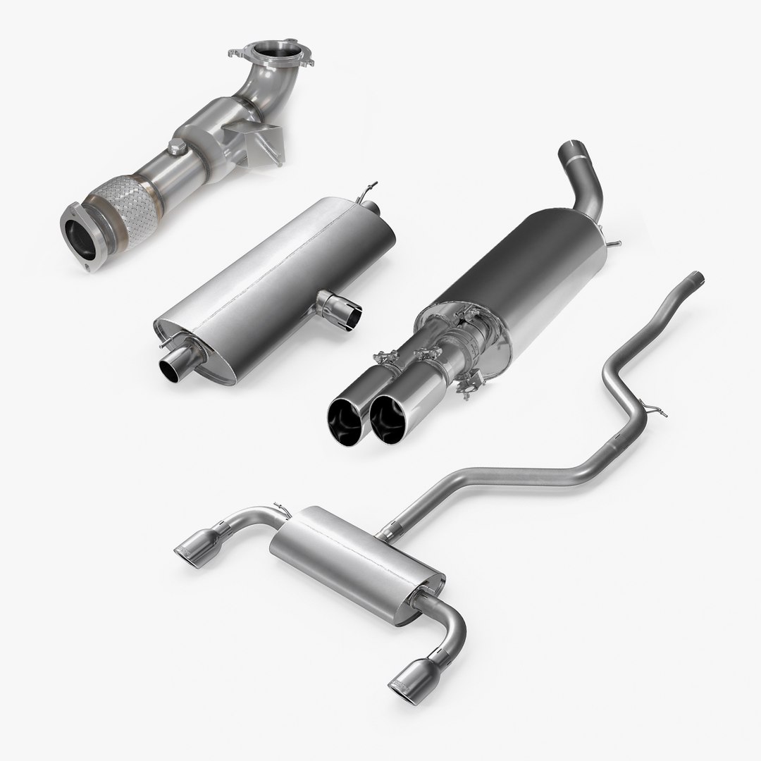 Automobile Parts Collection 2 3D model preview