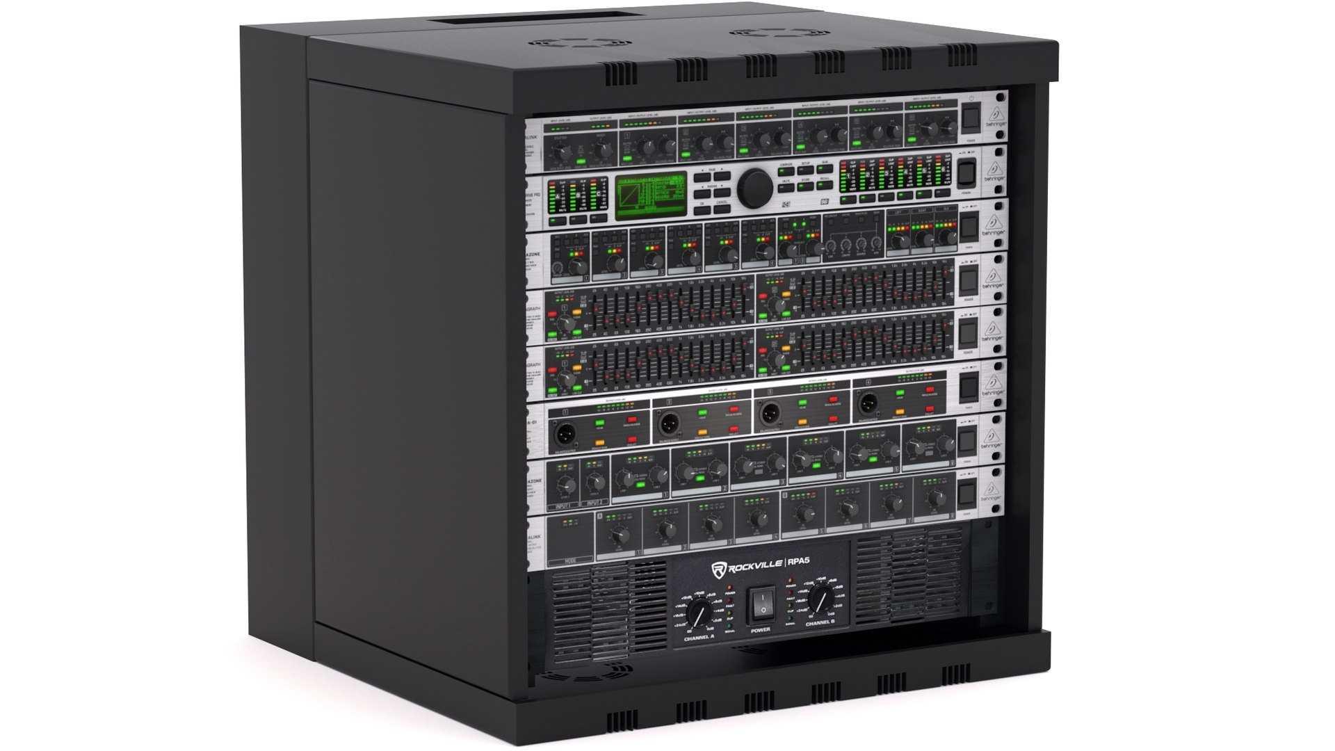 3D Audio Studio Rack - TurboSquid 1870543