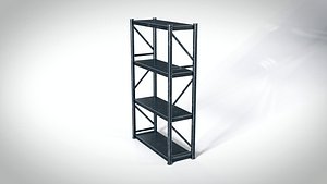 Metal Shelving PBR 3D model