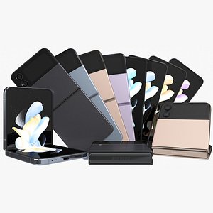 Samsung Galaxy Z Flip 4 All Colors Animated