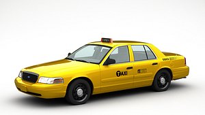 3D model Ford Crown Victoria Taxi
