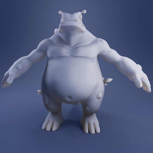 3D monster napoleon - print