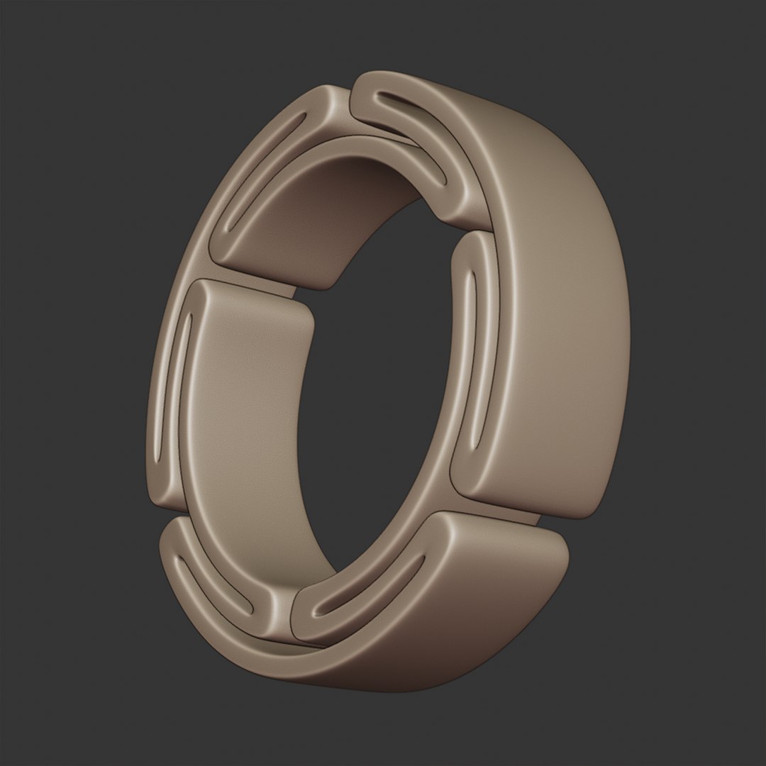 3D Futuristic Mechanical Ring For 3D Print 34 - TurboSquid 2375732