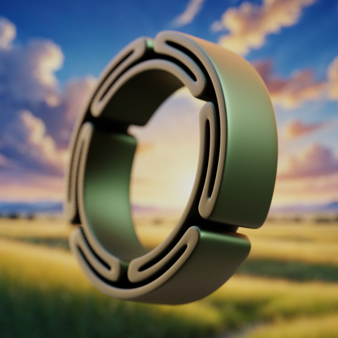 3D Futuristic Mechanical Ring For 3D Print 34 - TurboSquid 2375732
