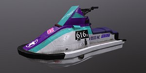 ski jet modeled model