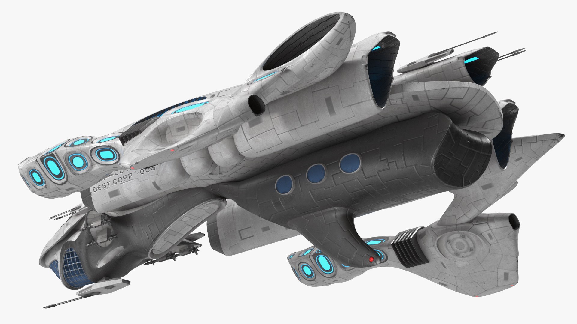 Fantastic Battle Spaceship White 3D model https://p.turbosquid.com/ts-thumb/cF/NY3lmh/Ii/fantasticbattlespaceshipwhite3dmodel014/jpg/1714526137/1920x1080/fit_q87/d00259697c4d55f0716fdec4b65b2df55eb5a239/fantasticbattlespaceshipwhite3dmodel014.jpg