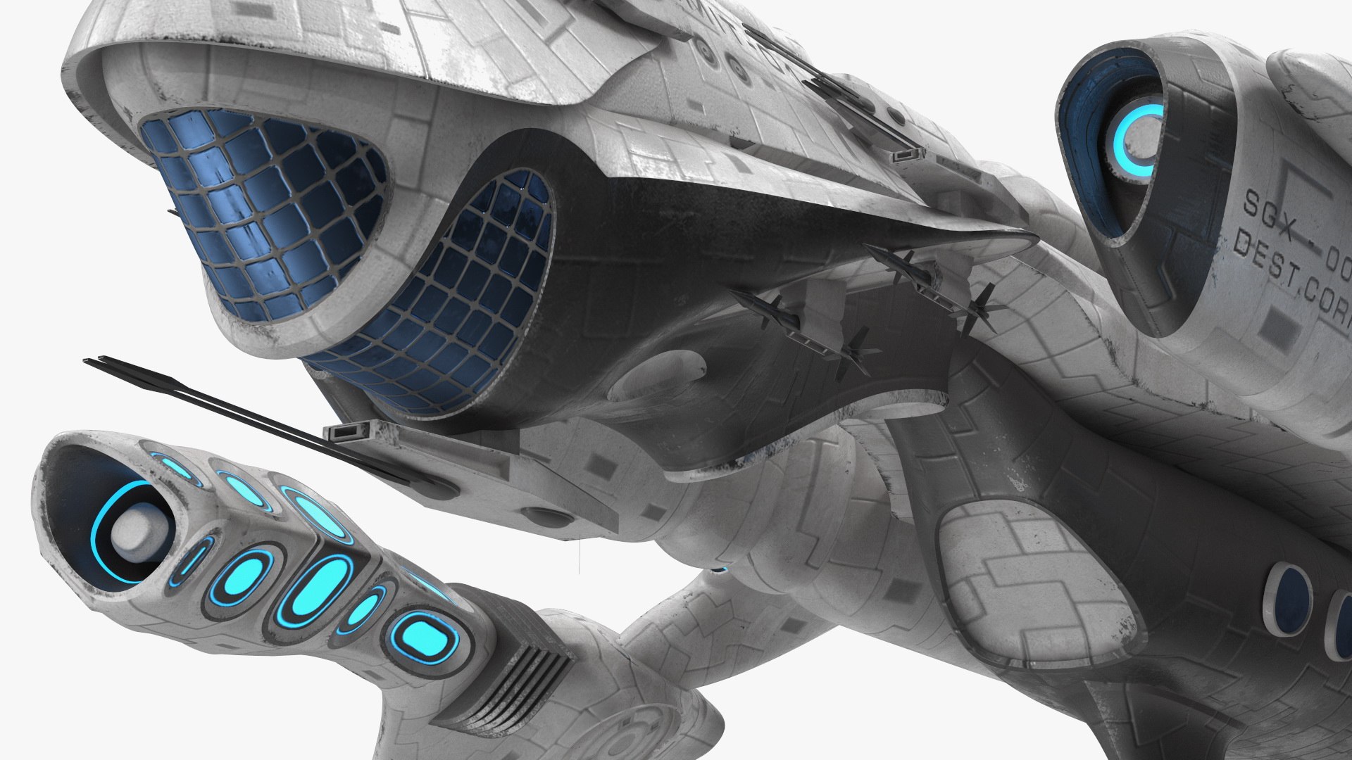 Fantastic Battle Spaceship White 3D model https://p.turbosquid.com/ts-thumb/cF/NY3lmh/rN/fantasticbattlespaceshipwhite3dmodel018/jpg/1714526149/1920x1080/fit_q87/fc41daf9b0efb67961e8419f26234cc4deb85a77/fantasticbattlespaceshipwhite3dmodel018.jpg
