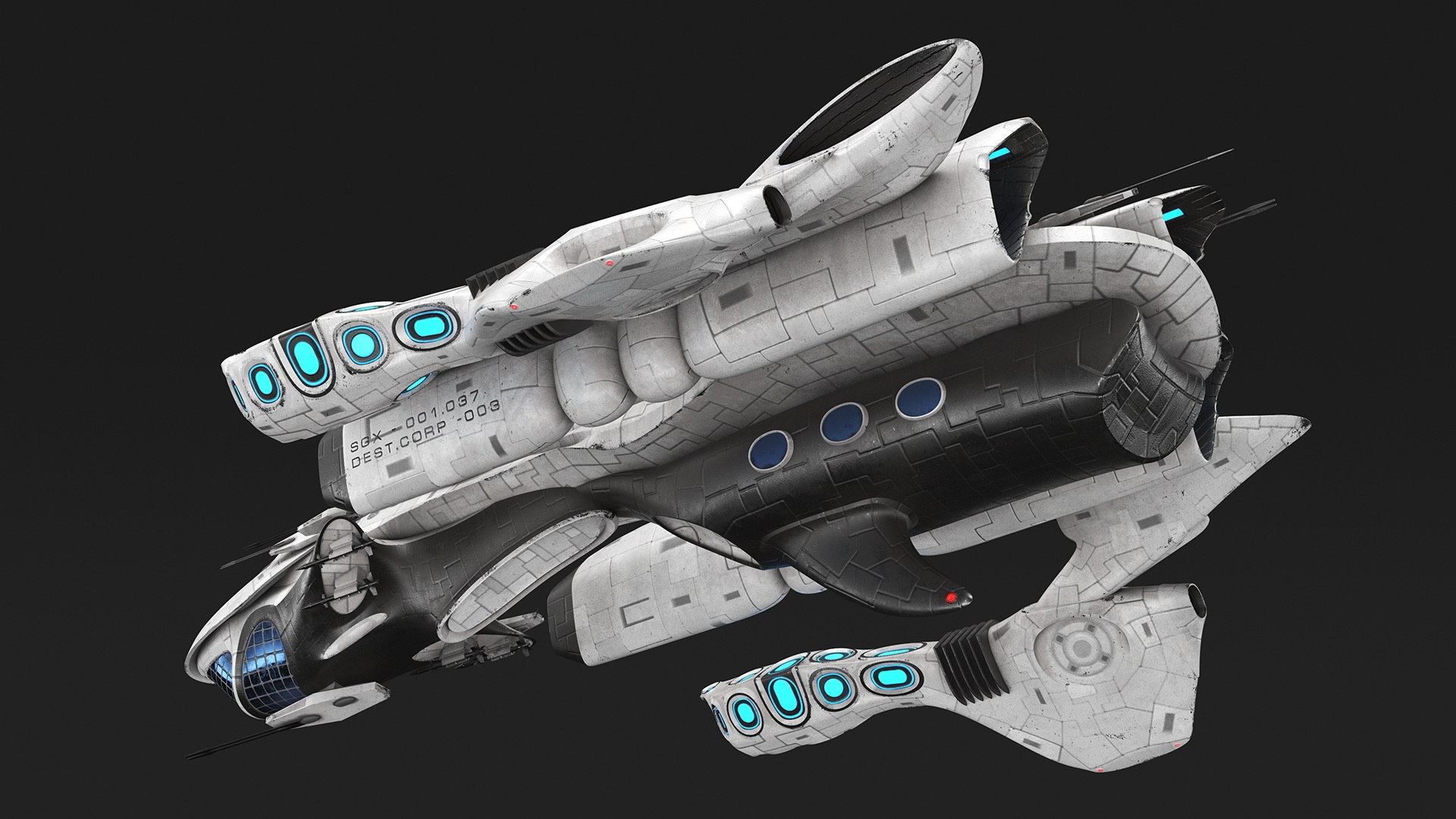 Fantastic Battle Spaceship White 3D model https://p.turbosquid.com/ts-thumb/cF/NY3lmh/xV/fantasticbattlespaceshipwhite3dmodel009/jpg/1714526121/1920x1080/fit_q87/ef5ad91b548d232f9a6cb89eefc416aa0b1bf038/fantasticbattlespaceshipwhite3dmodel009.jpg