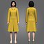 Female Princess Line Coat 3D