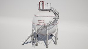 Industrial Liquified Hydrogen Flammable Gas Storage Tank