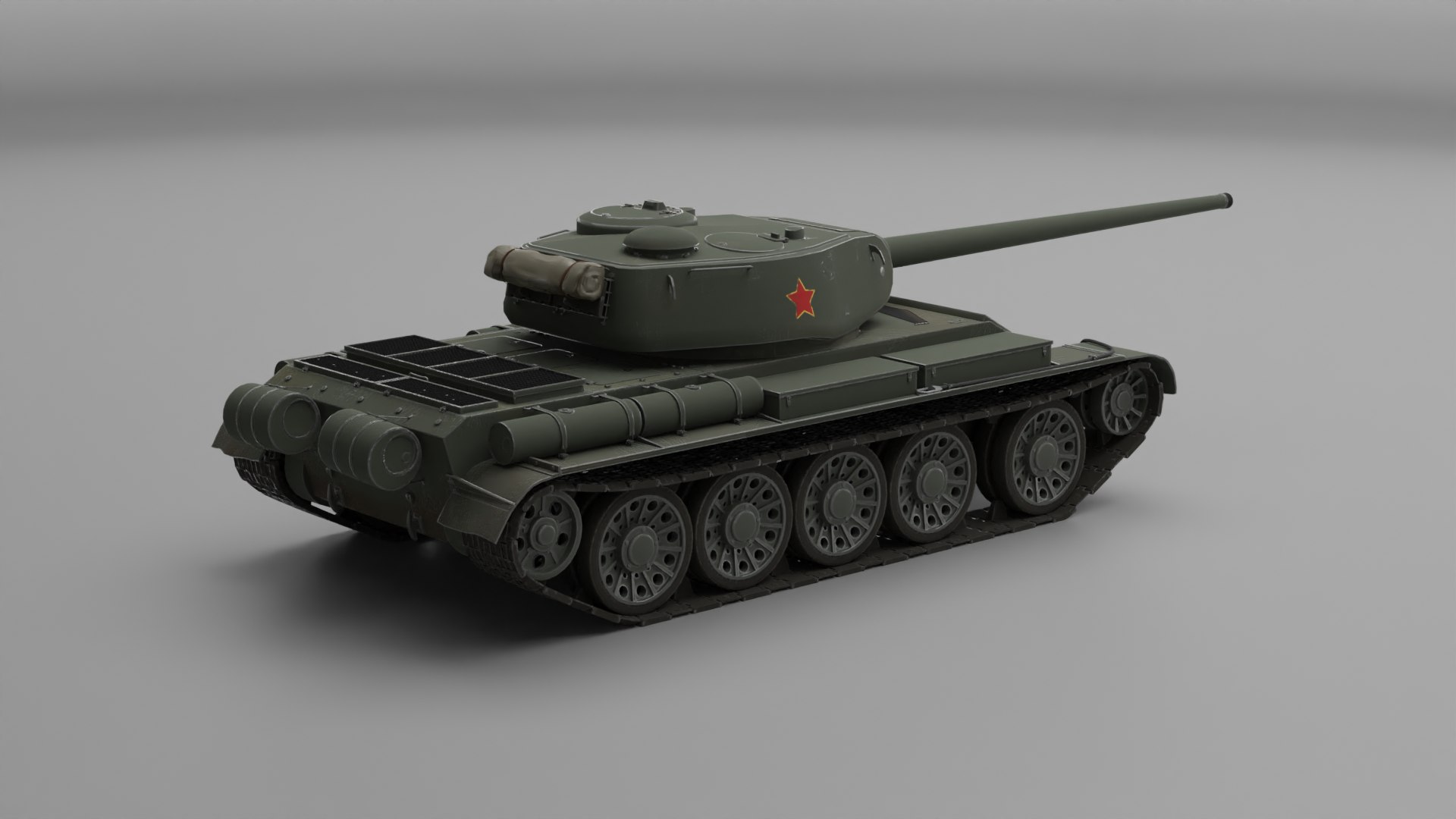 3D T-54 First Prototype - TurboSquid 2138856