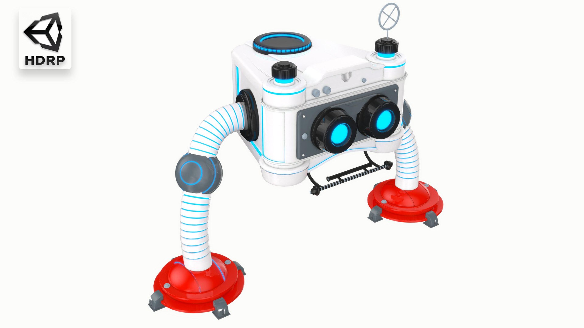 3D Futuristic Unity-compatible Robot Unity Hdrp Model - TurboSquid 2211357