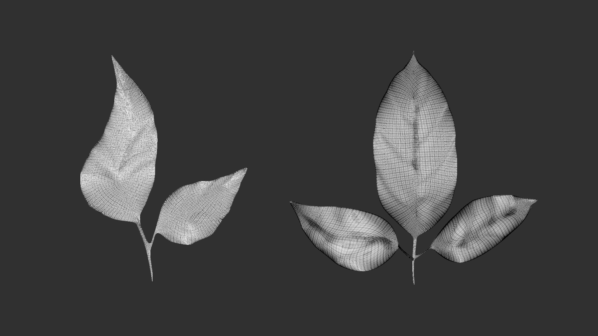 generating leafs zbrush
