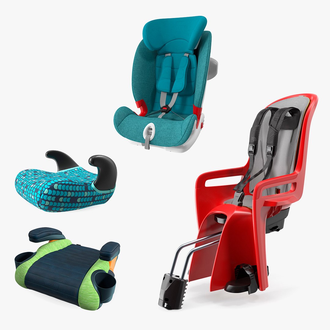 Child Safety Seats Collection 2 3D model preview