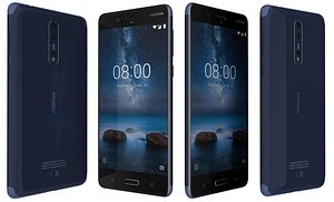 Nokia 8 Tempered Blue