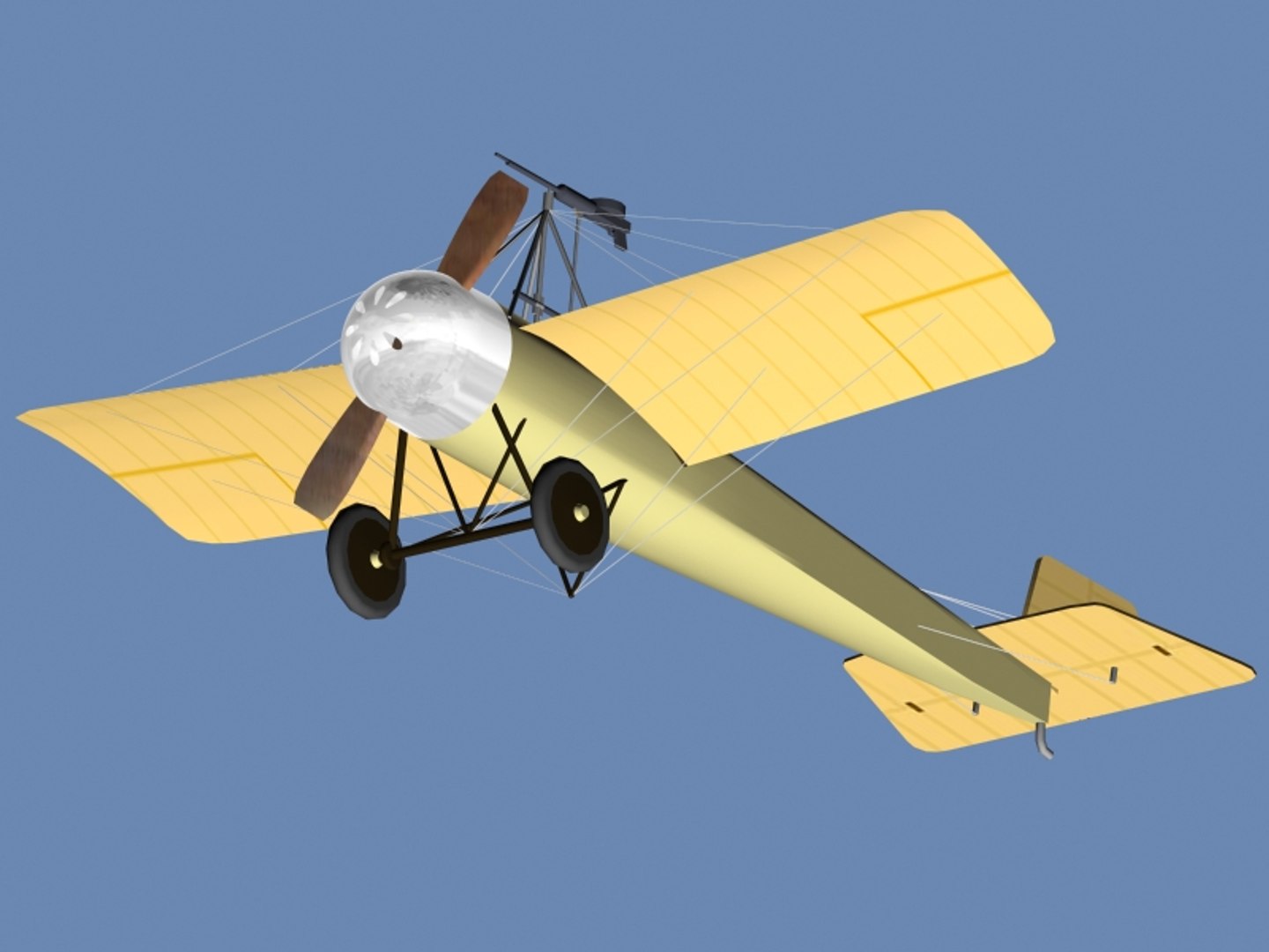 Caproni Ca 20 Fighter 3d C4d