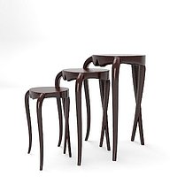 christopher guy 76-0005 table chair stool modern