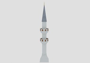mosque minaret 3d max