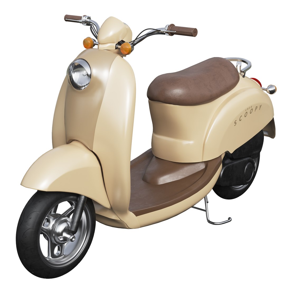 3D Honda Crea Scoopy Model - TurboSquid 1736674