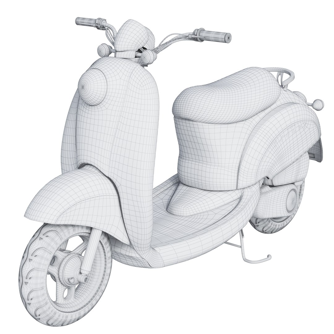 3D Honda Crea Scoopy Model - TurboSquid 1736674