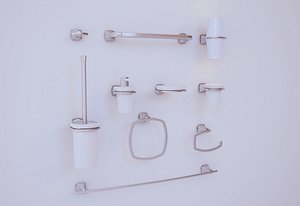 bath accessories c4d