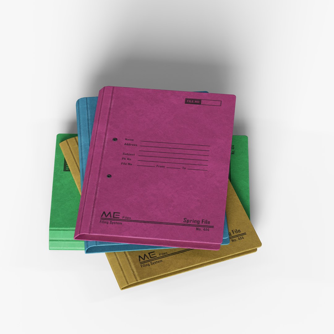 3D Files And Folders Model - TurboSquid 2185738
