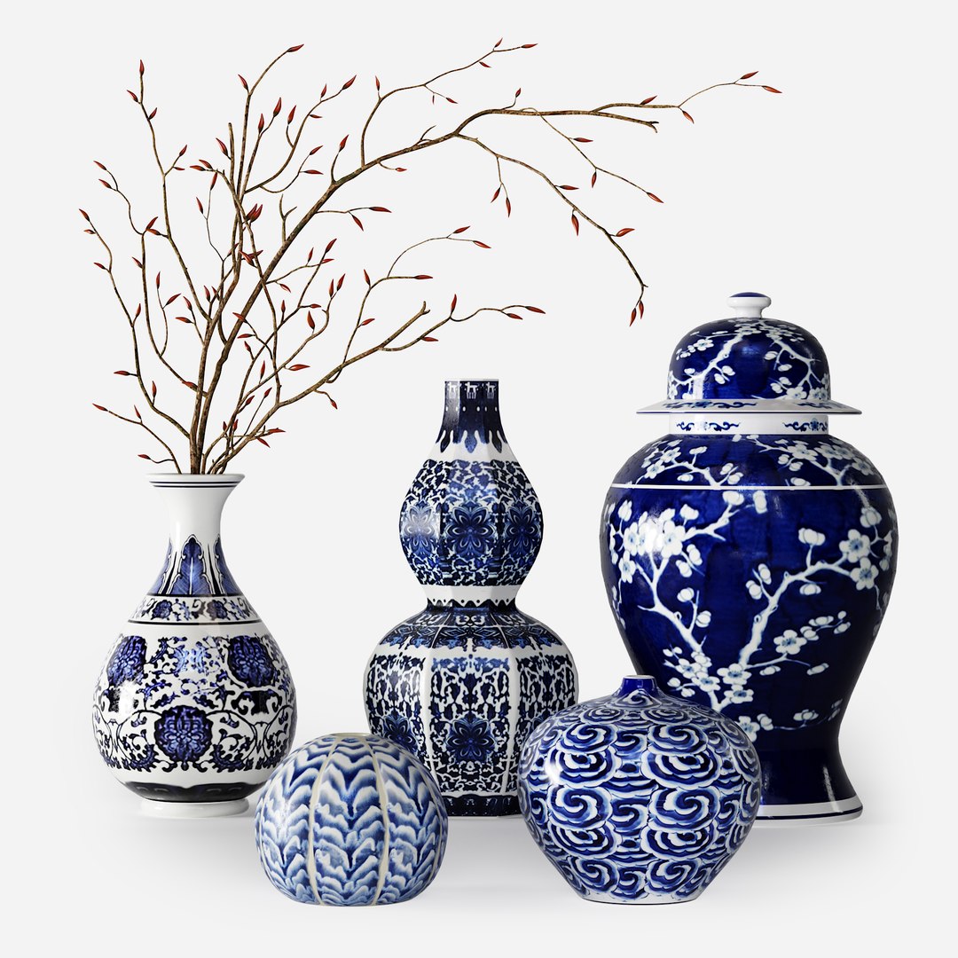 Vases Set 02 3D - TurboSquid 2186791