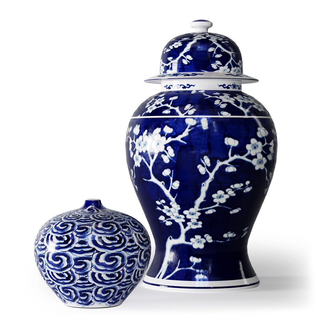 Vases Set 02 3D - TurboSquid 2186791