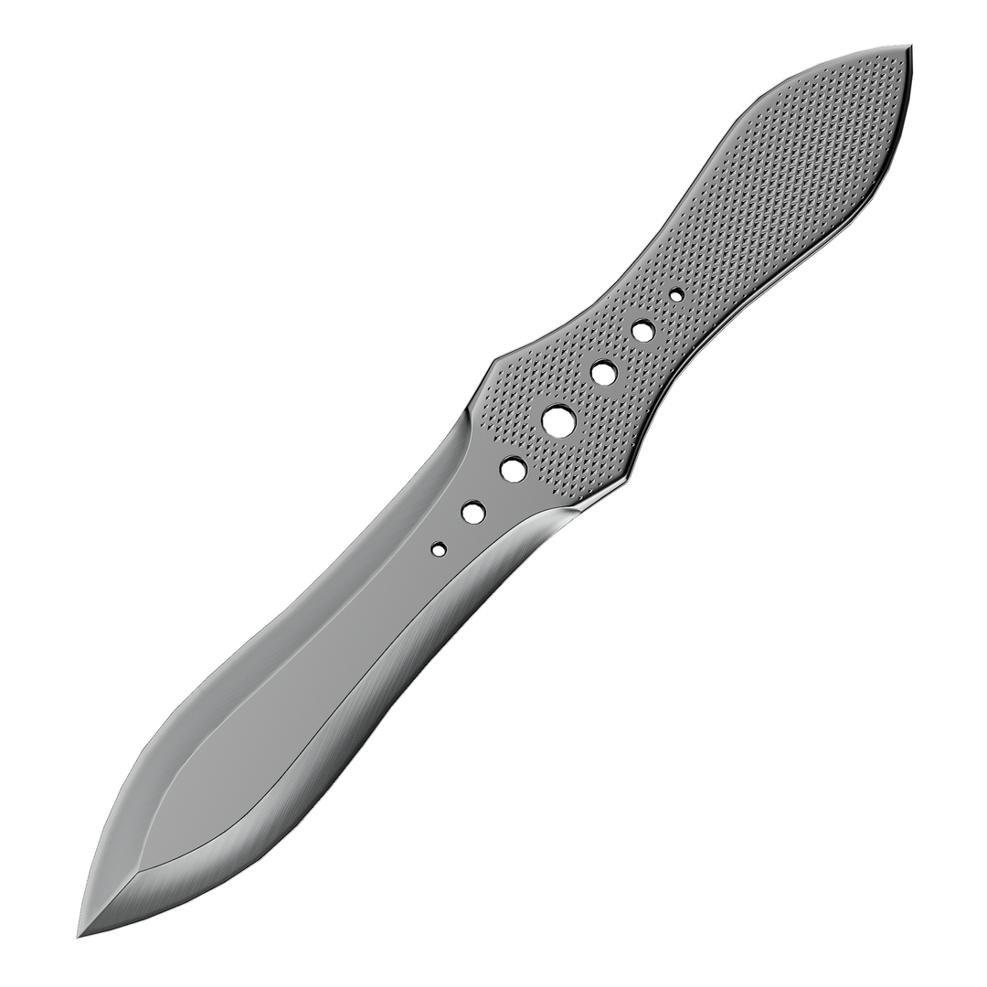 Throwing knife 3D https://p.turbosquid.com/ts-thumb/cF/rUTJDK/dA/knife/png/1739946624/1920x1080/turn_fit_q99/14fa733cf2ae669f359a04a9fc8f21493f2d83b1/knife-1.jpg
