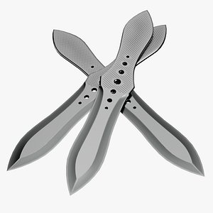Throwing knife 3D