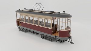 Old Tram 3D model