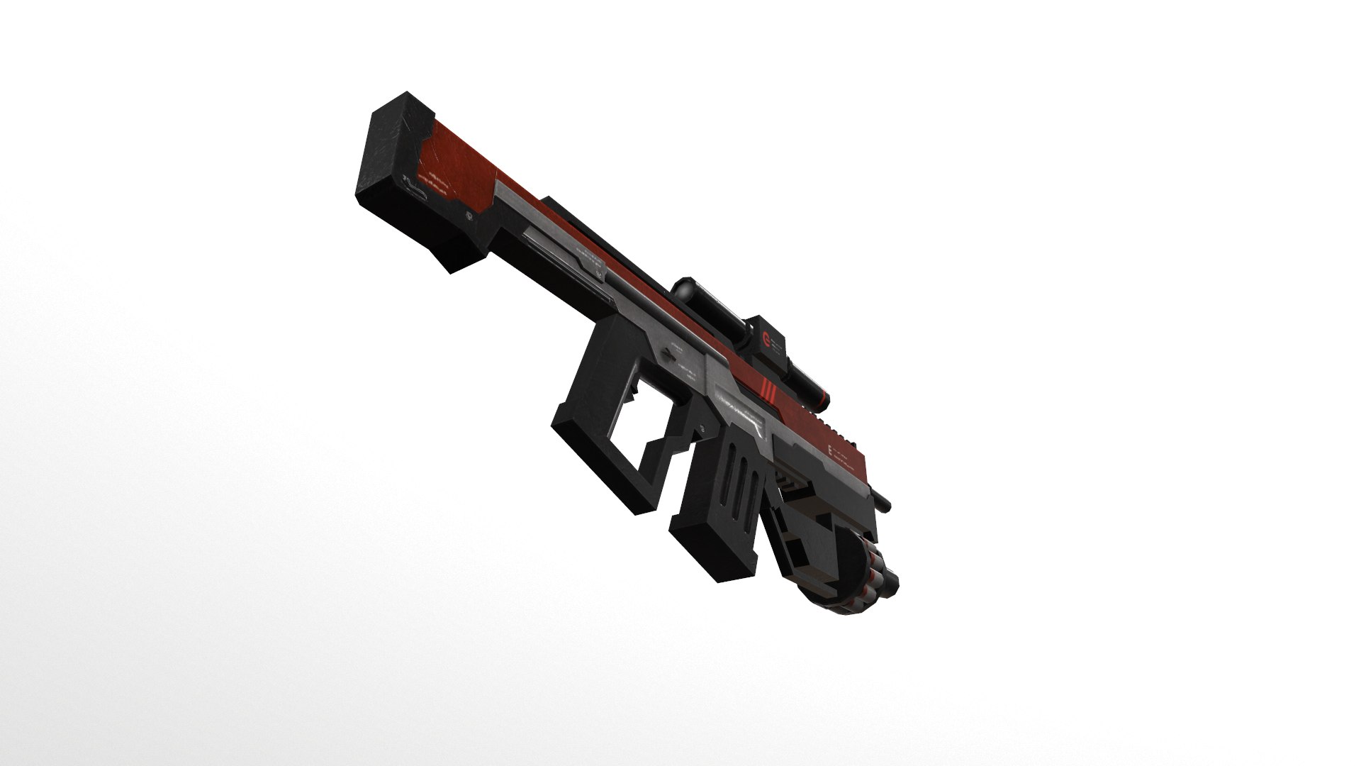 Assault Rifle Level 6 Model - TurboSquid 2190951