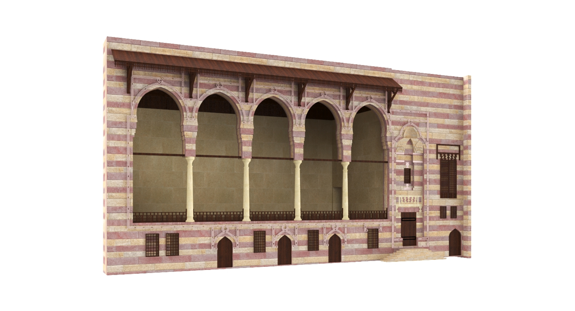 Islamic Building 3d Model
