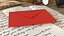 3D model Red Standard Envelope